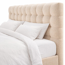 Avis LUXURY LITERIE Tête de lit Versailles 90x122 beige
