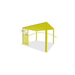 Acheter Persienne fixe pour pergola Evora côté 3 m Graphite - Hespéride