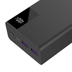 Avis URBAN FACTORY Powerbank 20000mAh Modèle Bigee avec ports USB-A / USB-C Compacte Noir