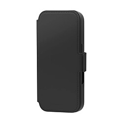 DBRAMANTE1928 Étui Portefeuille 2 en 1 pour iPhone 16 avec Support et Coque Amovible Noir
