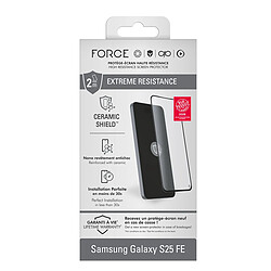 Force Glass Verre 2.5D pour Galaxy S25 FE Transparent pas cher