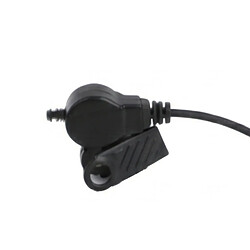 Crosscall Écouteurs Filaires Prise Jack 3.5mm avec Bouton Push to Talk et Micro Noir pas cher