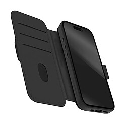 Acheter DBRAMANTE1928 Étui Portefeuille 2 en 1 pour iPhone 16 avec Support et Coque Amovible Noir