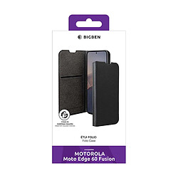 BigBen Étui pour Motorola Edge 60F avec Porte Carte et Fonction Stand Noir pas cher