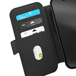 Avis DBRAMANTE1928 Étui Portefeuille 2 en 1 pour iPhone 16 avec Support et Coque Amovible Noir