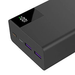 Avis URBAN FACTORY Powerbank 30000mAh Modèle Bigee avec ports USB-A / USB-C Compacte Noir