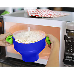 Avis INF Bol à popcorn pliable en silicone Blue
