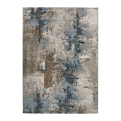 ATTICGO Tapis extérieur abstrait SALSA bleu/marron 160x230 cm