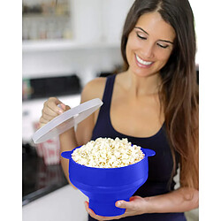 Acheter INF Bol à popcorn pliable en silicone Blue