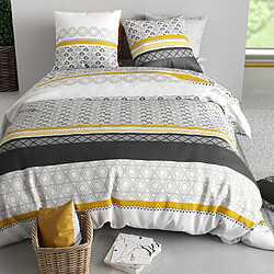 Avis Housse De Rêve Parure de lit 240x260 cm Coton 57 fils Aurore
