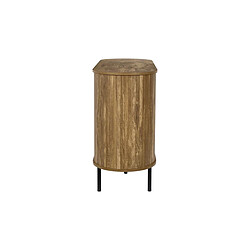 The Home Deco Factory Buffet 2 Portes Heritage 110cm Marron pas cher