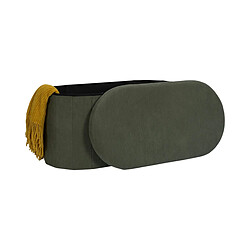 Acheter Paris Prix Banc Coffre Pliable Côtelé Jules 76cm Vert