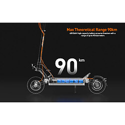 Avis Trottinette électrique JOYOR S8,pliable,moteur 600W,48V 26Ah,orange
