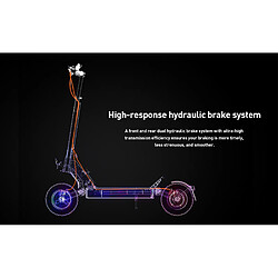 Trottinette électrique JOYOR S8-S-Z,pliable,moteur 600W*2,48V 26Ah,Noir pas cher