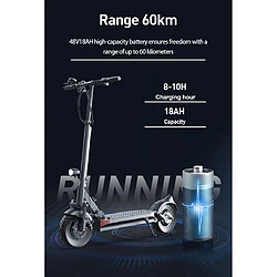 Avis Trottinette électrique JOYOR Y6-S,pliable,moteur 500W,48V 18Ah,Noir