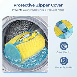 Avis INF Sac de Lavage Double pour Chaussures en Machine - Protégez Vos Chaussures! Yellow