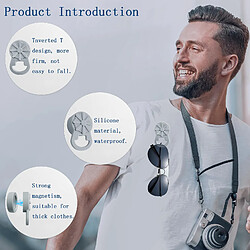 Avis INF Clip magnétique pour lunettes à fixer sur les vêtements Black
