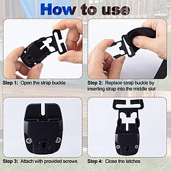 Avis INF Kit de serrures à clip pour couvercle de spa 4-pack