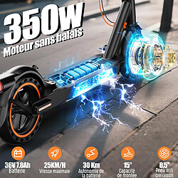 Avis TODIMART Trottinette électrique Adulte T3 - 350W-7.8AH Pliable avec APP Control