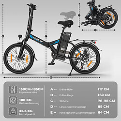 VARUN C20-1 vélo électrique 250W moteur 48V7.8Ah batterie Ebike pour adultes ville vélo éle pas cher