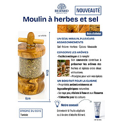 Avis Berard Moulin à herbes en Olivier