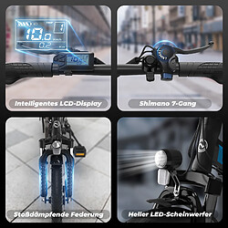 Acheter VARUN C20-1 vélo électrique 250W moteur 48V7.8Ah batterie Ebike pour adultes ville vélo éle
