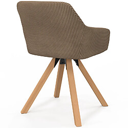 Acheter Idmarket LOT X2 CHAISES JANY TAUPE