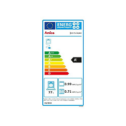 Acheter AMICA ED57529QBM - Four encastrable 77 L - Pyrolyse et Hydro Clean - Noir mat
