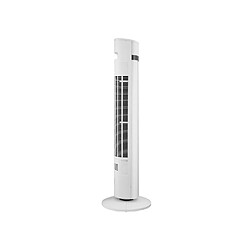 Avis OCEANIC Ventilateur colonne blanc 45 W - 101 cm - 90° oscillation