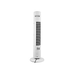 OCEANIC Ventilateur colonne blanc 45 W - 101 cm - 90° oscillation pas cher
