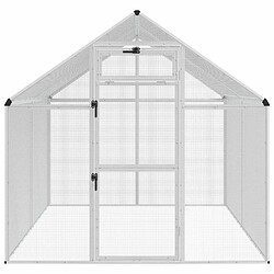 Acheter vidaXL Cage pour oiseaux Argenté 181,5 x 221 x 173,5 cm