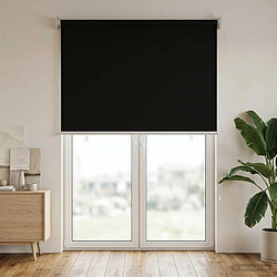 Avis vidaXL Store enrouleur Protection UV Noir 80 x 230 cm Polyester