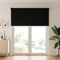Avis vidaXL Store enrouleur Protection UV Noir 100 x 230 cm Polyester