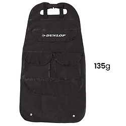 Dunlop Organisateur de Siège pour Voiture avec 4 Poches Résistant et Durable Noir pas cher
