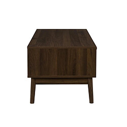 Acheter The Home Deco Factory Table Basse Avec Tiroir Klaus 100cm Marron Foncé