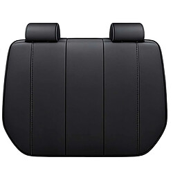 Avizar Housses en Cuir pour Sièges Auto Avant Doubles et Banquette Arrière Noir pas cher