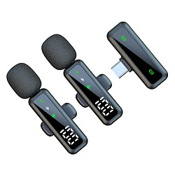Acheter INF Microphone Lavalier Double Sans Fil avec Interface Type-C - Affichage Numérique, Réduction