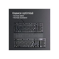HyperX Eve 1800 - Clavier gaming filaire AZERTY - RGB 10 zones - Anti-ghosting pas cher