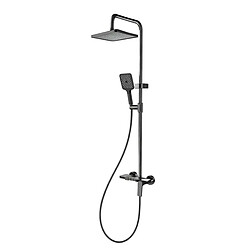 Acheter Avizar Colonne de Douche avec Mitigeur / Douche Pluie / Douchette Finition Chromé Noir