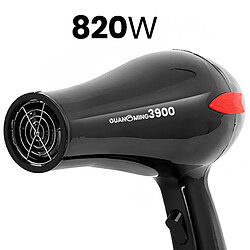 Avizar Sèche-Cheveux Filaire 820W avec Contrôle Thermique et Concentrateur d'Air Noir pas cher