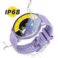 Acheter Titmo Montre Connectée GPS AMOLED Sport Suivi Santé et Appels IP68 Violet clair