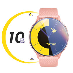 Titmo Montre Connectée GPS AMOLED Sport Suivi Santé et Appels IP68 Rose pas cher