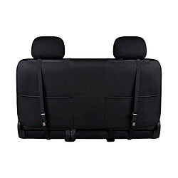 Avizar Ensemble 5 Pièces Housses de Siège Auto Design Texturé Élégant Noir / Rouge pas cher