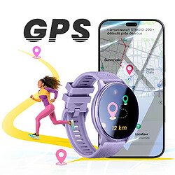 Avis Titmo Montre Connectée GPS AMOLED Sport Suivi Santé et Appels IP68 Violet clair