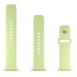 Avis PURO Bracelet pour Apple Watch 38 / 40 / 41 / 42mm Série Icon en Silicone Vert matcha