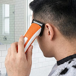 Avis Avizar Tondeuse Électrique Sans Fil 3W Rechargeable Coupe et Taille Précis Orange