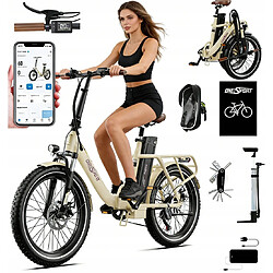 Vélo Électrique Pliable ONESPORT OT16 MAX 48V18Ah 100km Shimano 7V Freins Hydrauliques 