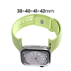 PURO Bracelet pour Apple Watch 38 / 40 / 41 / 42mm Série Icon en Silicone Vert matcha pas cher
