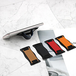 Avis INF Étui pour téléphone portable avec dragonne en cuir ondulé Black