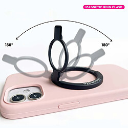 INF Support Anneau Magnétique pour Téléphone, Rotation 360°, Compatible MagSafe Silver pas cher